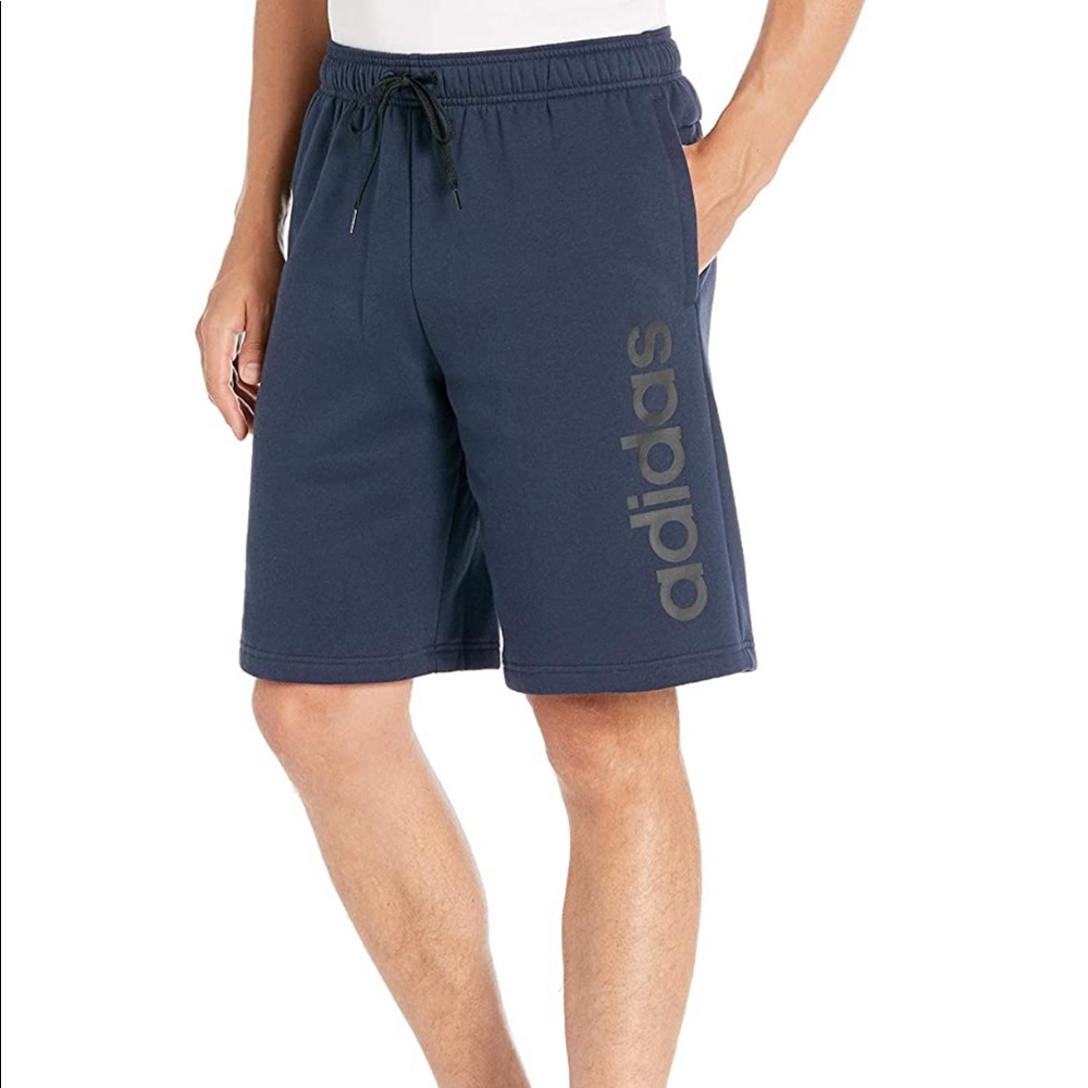 NWT adidas Mens Essentials Linear Short Fleece S12